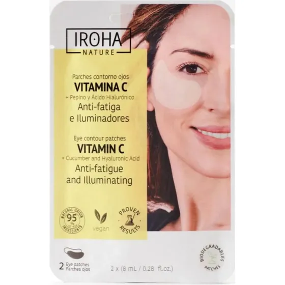 Iroha Parches Oculares con Vitamina C Antifatiga e Iluminadores