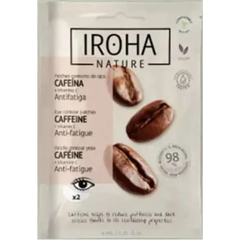 Iroha Nature Parches Oculares Antifatiga con Cafeína