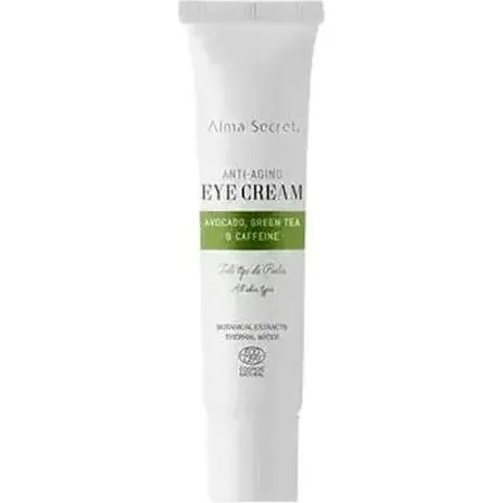 Alma Secret Contorno de Ojos Antiedad con Aguacate, Té Verde y Cafeína