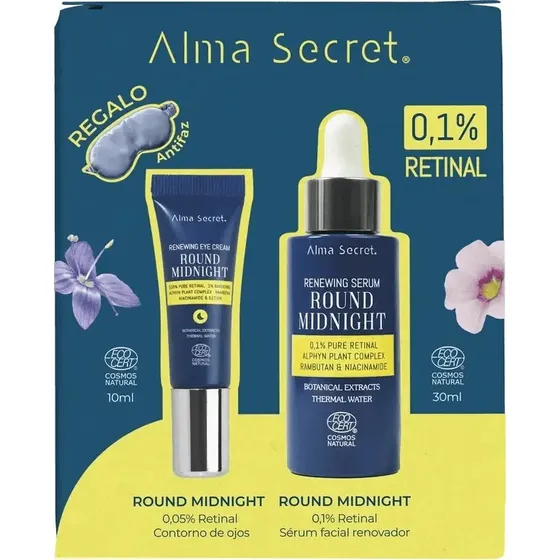Alma Secret Pack Sérum Retinal 0,1% y Contorno de Ojos + Antifaz