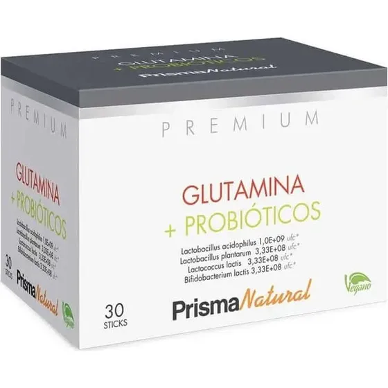 Prisma Premium Glutamina + Probióticos, 30 Sobres