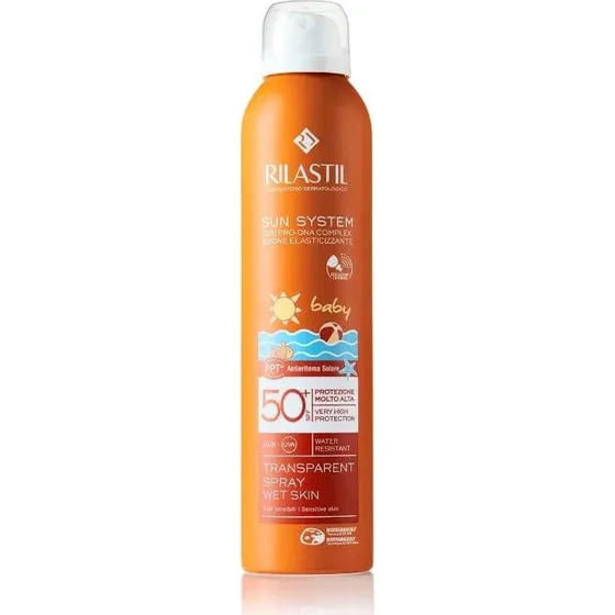 Rilastil Sun System Kids Spray Corporal Transparente SPF 50+ 200ml