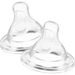 Chicco Tetina Physio de Silicona Anti-cólicos Flujo Rápido 2 uds 4+m