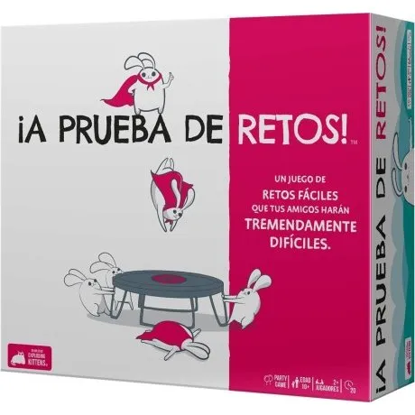Asmodee ¡A Prueba de Retos! Juego de Mesa Party Game