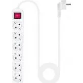 Nanocable Regleta 6 Tomas Blanco 1.4m Interruptor