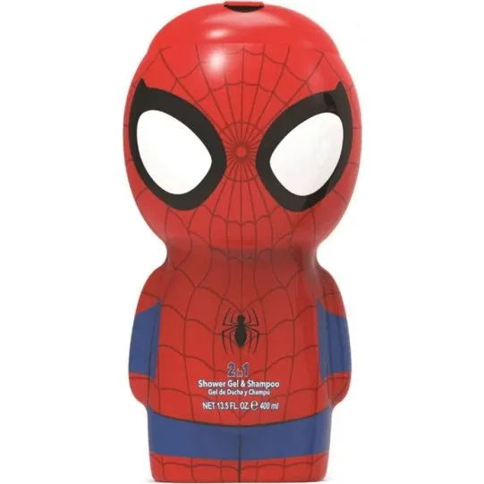 Air Val Gel de Ducha y Champú Spiderman 400 ml