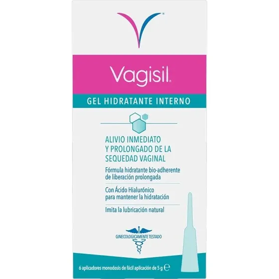 Vagisil Gel Hidratante Interno con Ácido Hialurónico - 6 Aplicadores