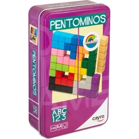 Pentominos Cayro Games - Juego de Mesa en Caja de Lata