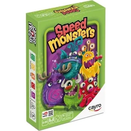 Cayro Games Speed Monsters - Juego de Cartas de Agilidad Mental