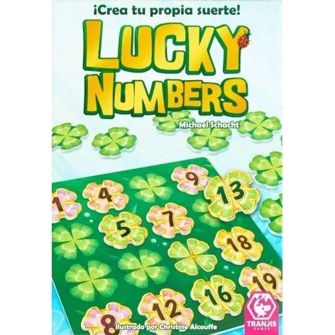 Tranjis Games Lucky Numbers - Juego de Mesa Familiar