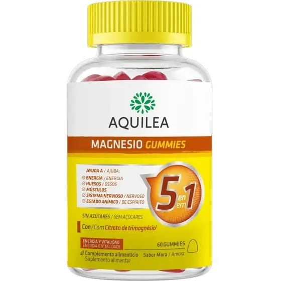 Aquilea Energía y Vitalidad Magnesio, 60 gomas