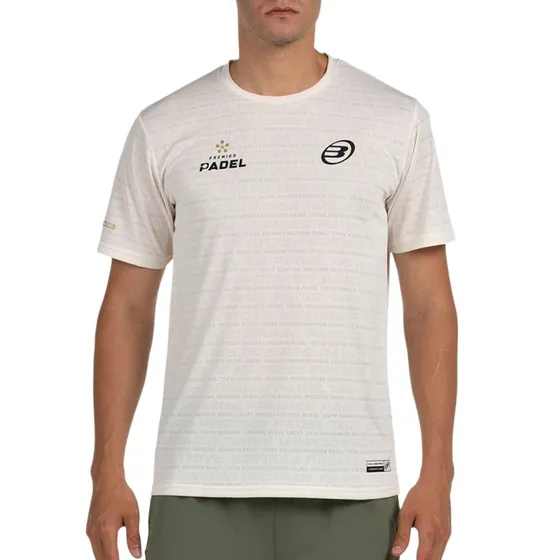 Camiseta de pádel Bullpadel Prilep Crudo Premier Padel