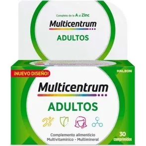 Multicentrum Adultos - Multivitamínico y Minerales 30 Comprimidos