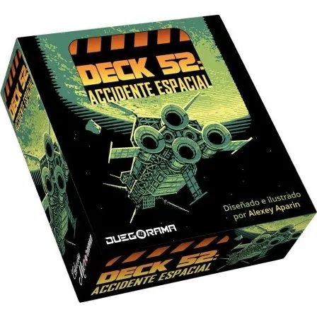 Asmodee Deck 52: Accidente Espacial - Juego de Cartas Solitario