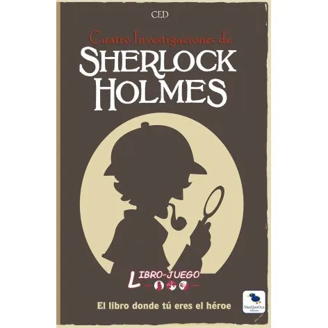 Libro Juego Sherlock Holmes: 4 Investigaciones Masqueoca