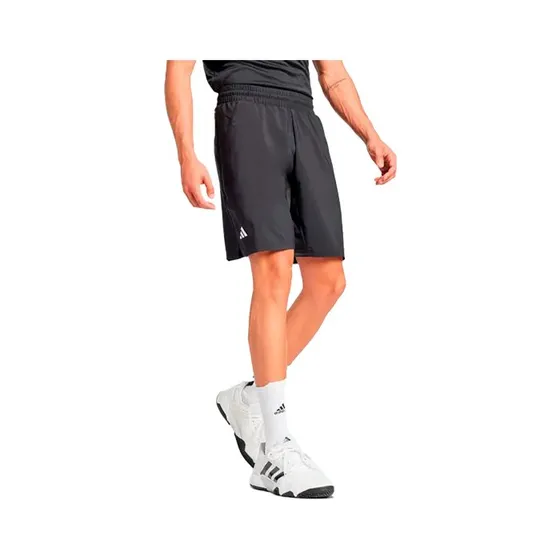 Adidas Club 3STR Negro: Pantalón Corto de Tenis con Tecnología Climacool