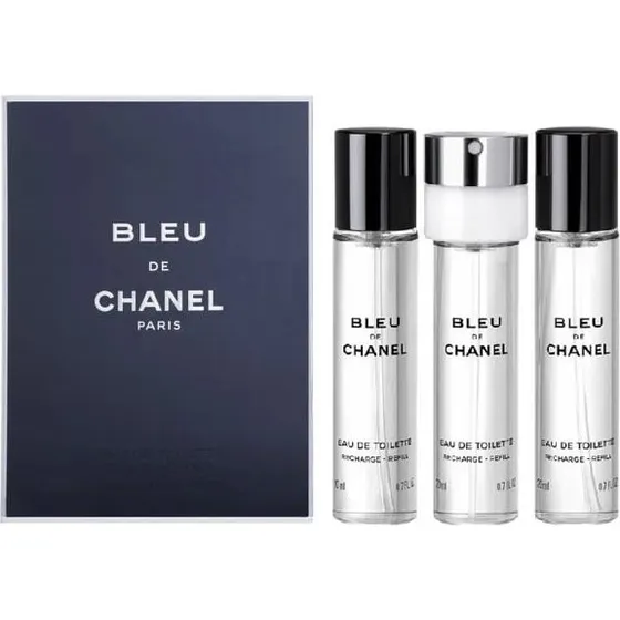 Chanel Bleu de Chanel Pour Homme Eau de Toilette + 2 Recambios 20ml