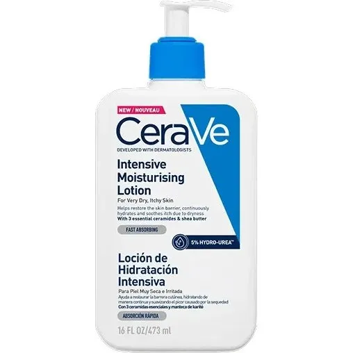 CeraVe Loción Hidratante Intensiva 473ml para Piel Seca a Muy Seca