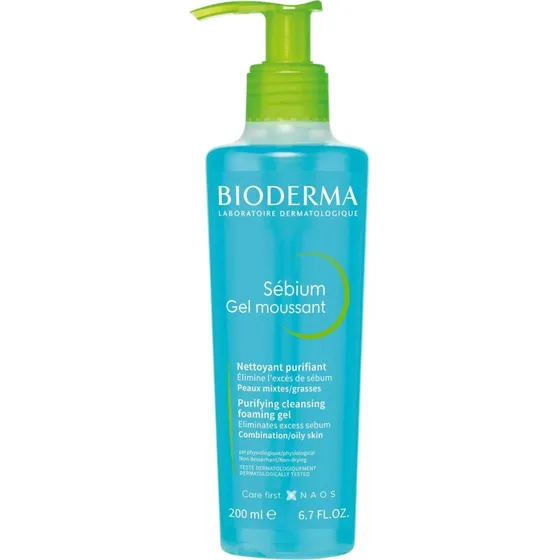 Bioderma Sébium Gel Espumoso Limpiador para Piel Mixta y Grasa 200 ml