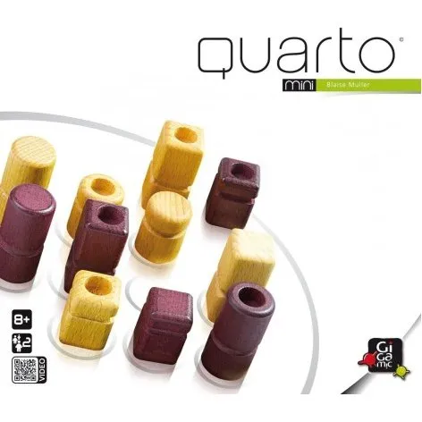 Quarto Mini - Juego de Estrategia de Madera