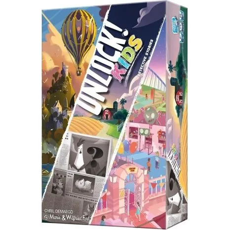 Unlock! Kids: Detective Stories - Juego de Cartas para Niños