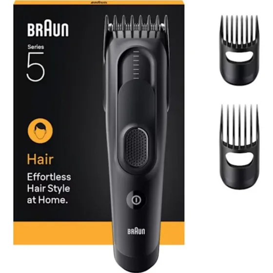 Braun HC5530 Cortadora de Pelo, 17 Longitudes, Negro