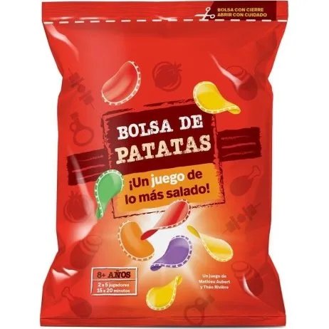 Asmodee Bolsa de Patatas - Juego de Cartas Push Your Luck