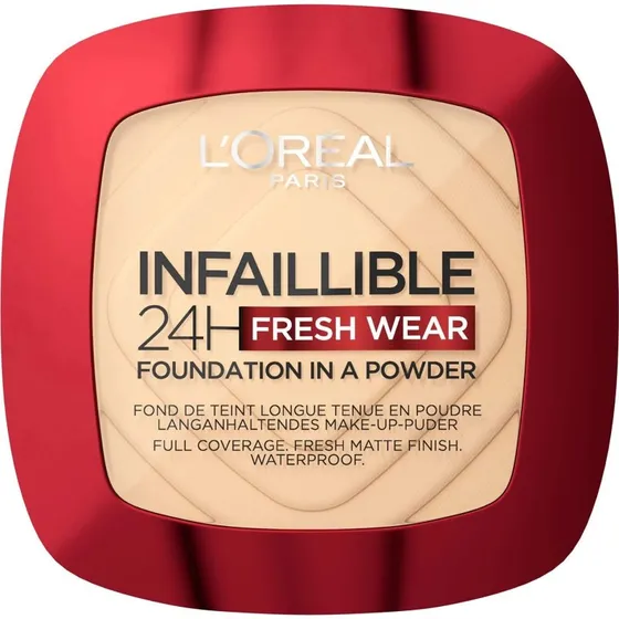 L'Oréal Paris Infaillible 24h Fresh Wear Base de maquillaje en polvo 130, 9 g