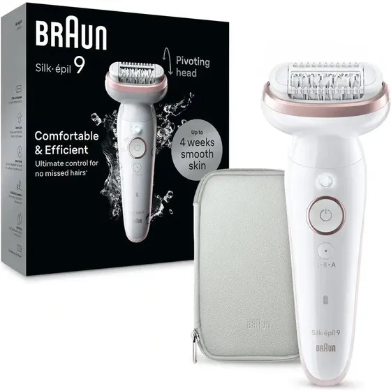 Braun Silk-pil 9 SES9-000, Wet & Dry, Oro Blanco