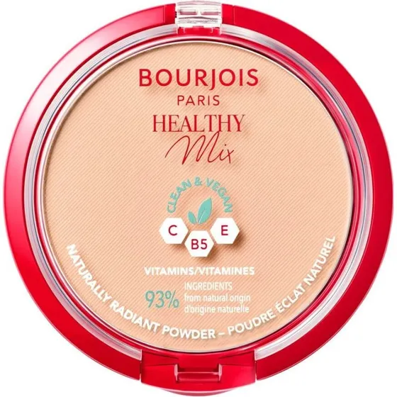 Bourjois Healthy Mix Clean Polvo Matificante Vegano 02 Vainilla 11g
