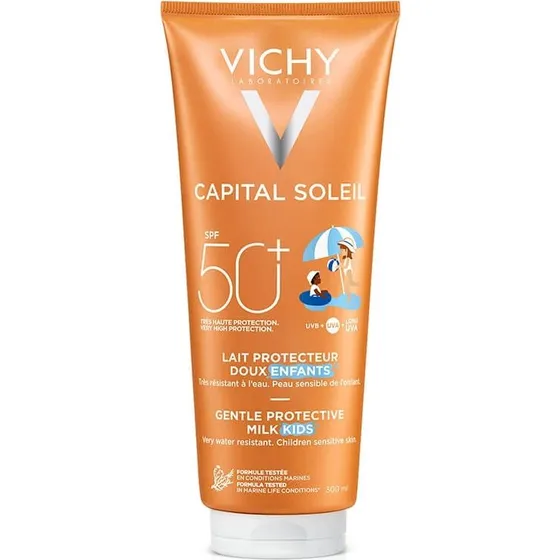 Vichy Capital Soleil Leche Solar para Niños FPS 50+, 300 ml