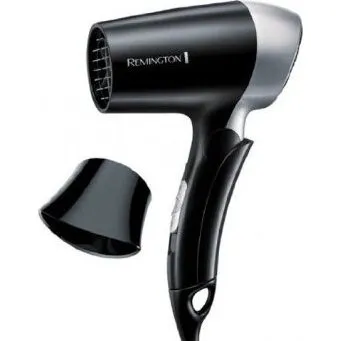 Remington D2400 On The Go 1400W secador de viaje negro/plata