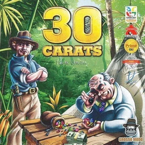 30 Carats - Juego de Mesa de Estrategia y Comercio de Gemas