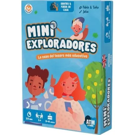 Asmodee Mini Exploradores - Juego de Cartas Educativo Montessori