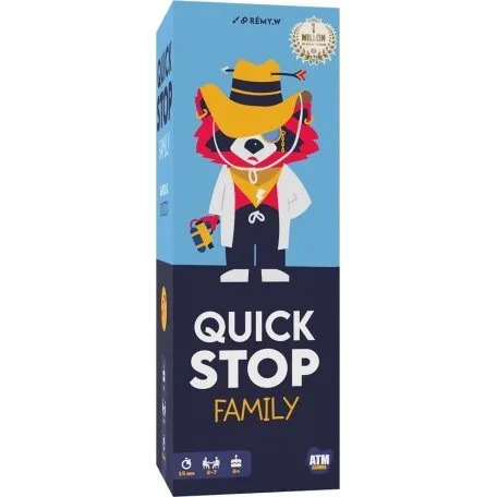 Quick Stop Family - Juego de Cartas de Agilidad Mental