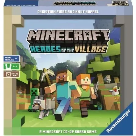 Minecraft Heroes of the Village - Juego de Mesa Cooperativo Ravensburger