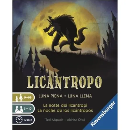 Ravensburger Licántropo: Luna Llena - Juego de Cartas de Roles Ocultos