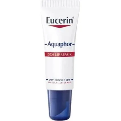 Eucerin Aquaphor Crema Regeneradora para Labios Secos, 10 ml