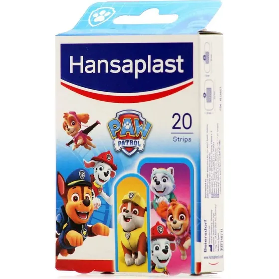 Hansaplast Paw Patrol: Vendas Adhesivas Infantiles - 20 Unidades