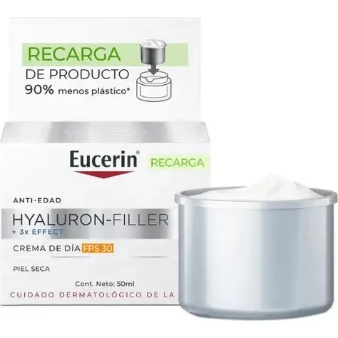Eucerin Hyaluron Filler Día FPS30 Refill 50ml