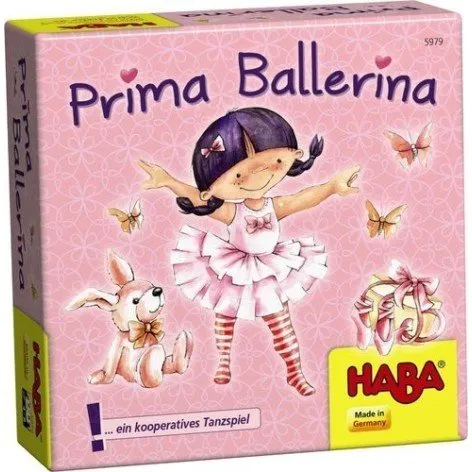 HABA Prima Ballerina - Juego de Memoria Cooperativo para Niños