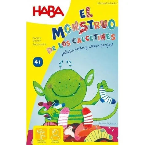 HABA El monstruo de los calcetines: El Juego de Cartas