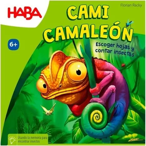 HABA Cami Camaleón - Juego de Mesa de Memoria para Niños