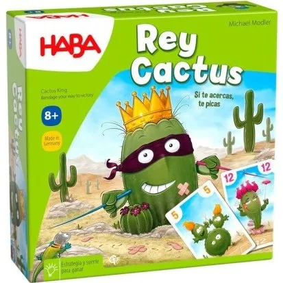 HABA Rey Cactus - Juego de mesa de bazas para niños