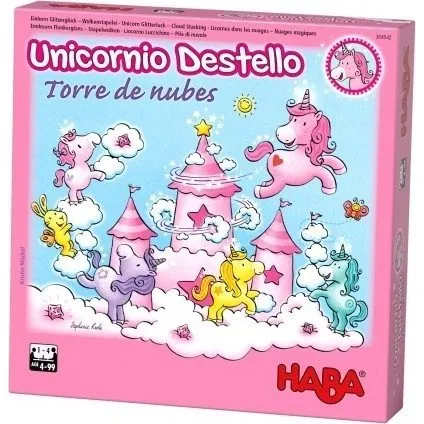Haba Unicornio Destello: Torre de Nubes Juego de Mesa