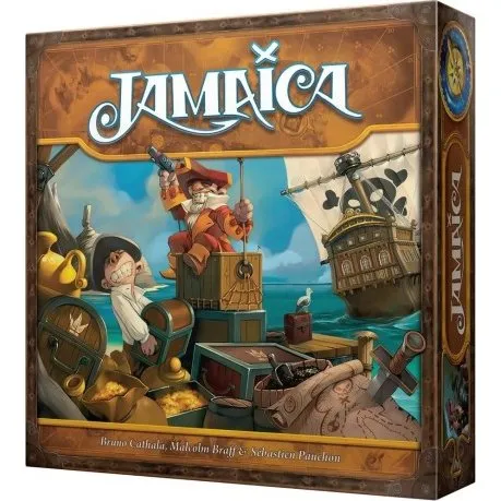 Asmodee Jamaica - Juego de Mesa de Carreras Tácticas Pirata