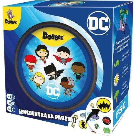 Dobble DC Universe - Juego de Cartas de Asmodee