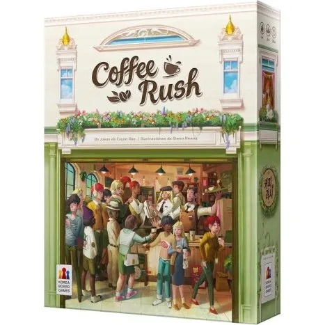 Coffee Rush - Juego de Mesa de Estrategia Barista