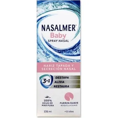 Nasalmer Baby Spray Nasal Fuerza Suave 135 ml