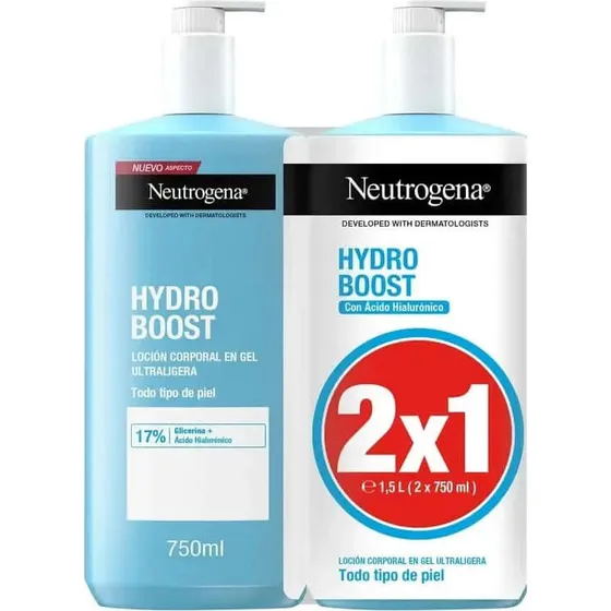 Neutrogena Hydro Boost Gel Loción Corporal Duplo 2x750ml